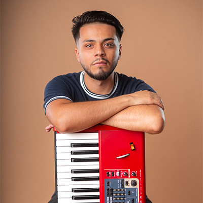 Danny Duran with keyboard